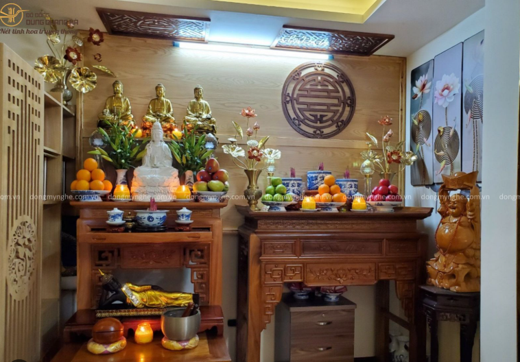 bàn thờ Phật và Thánh